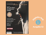 Titelbild der digitalen Ausgabe 52, das ein Pferdeauge zeigt