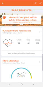 Screenshot aus der App