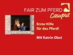 FzP-Campus-Video mit Katrin Obst: Erste Hilfe für das Pferd!