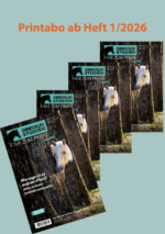 Abo print ab Heft 1/26 "Wie sage ich es meinem Pferd- Hilfen am Boden Schritt für Schritt erklärt" (aktuelles Heft)